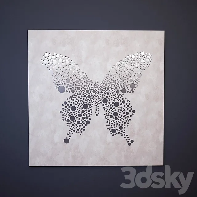 Dolfi mirror butterfly 3DModel