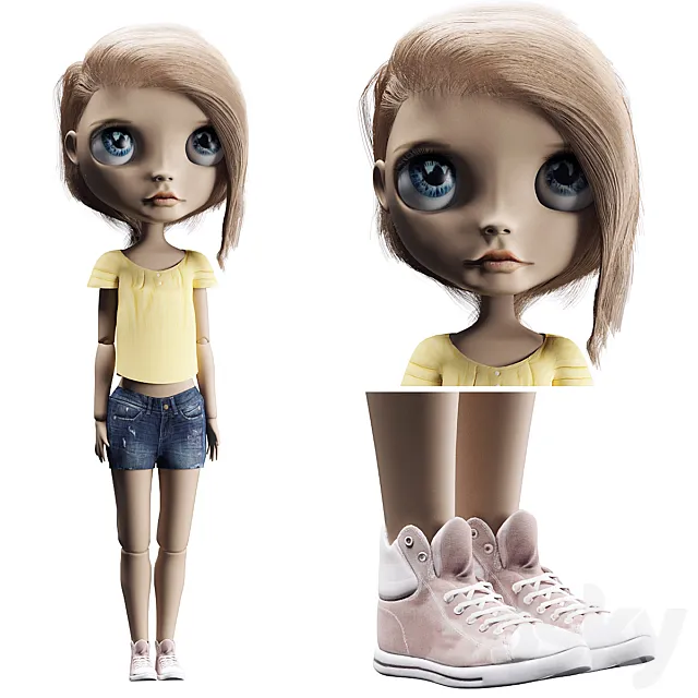 Doll 2 3DModel Doll 2 3DModel