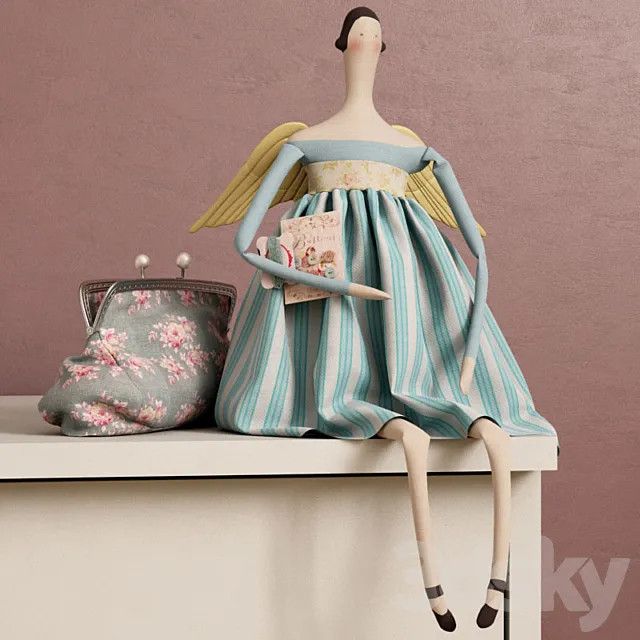 Doll tilde “Home Angel” from the collection 2014_2015 3DModel Doll tilde “Home Angel” from the collection 2014_2015 3DModel