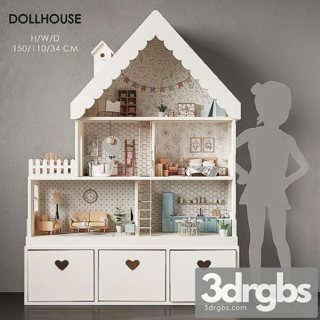 Dollhouse 3D Model Download