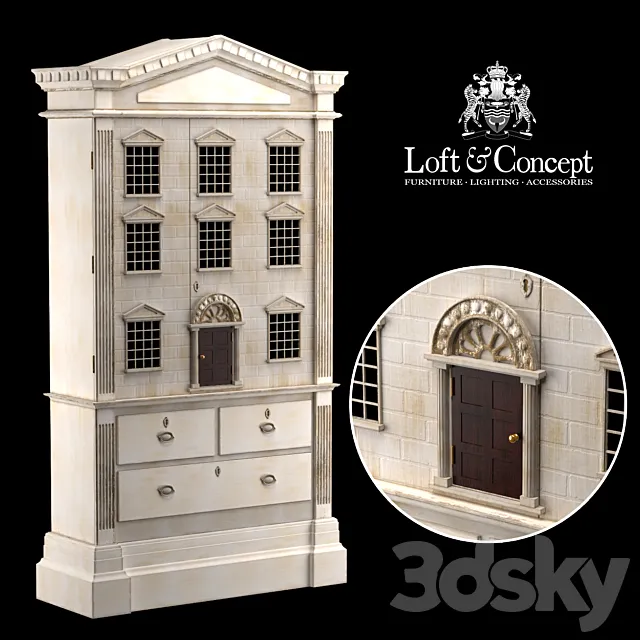 DOLLS HOUSE CABINET 3DModel