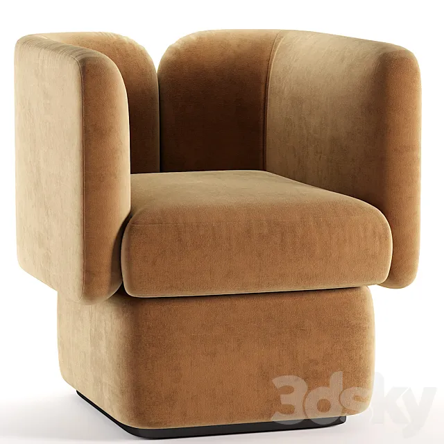 Dolly Armchair 3D Model Dolly Armchair 3D Model