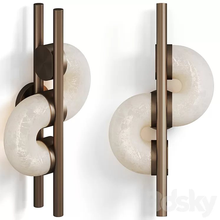 Dolly Wall Lamp 3D Model Free Download