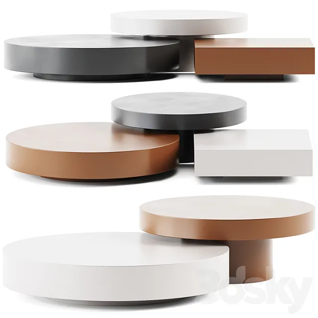 Dolmen Table system by Lema 3D Model