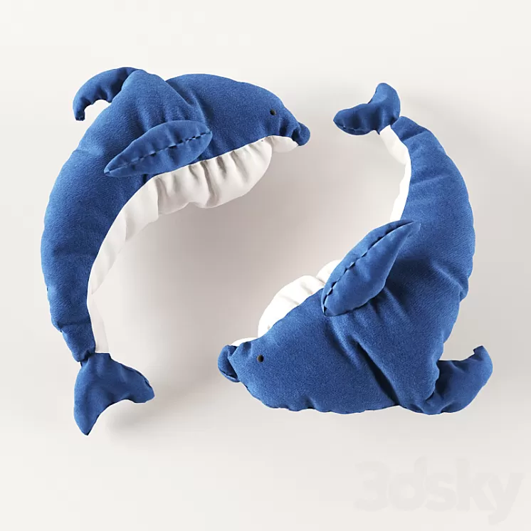 dolphin pillow 3D Model