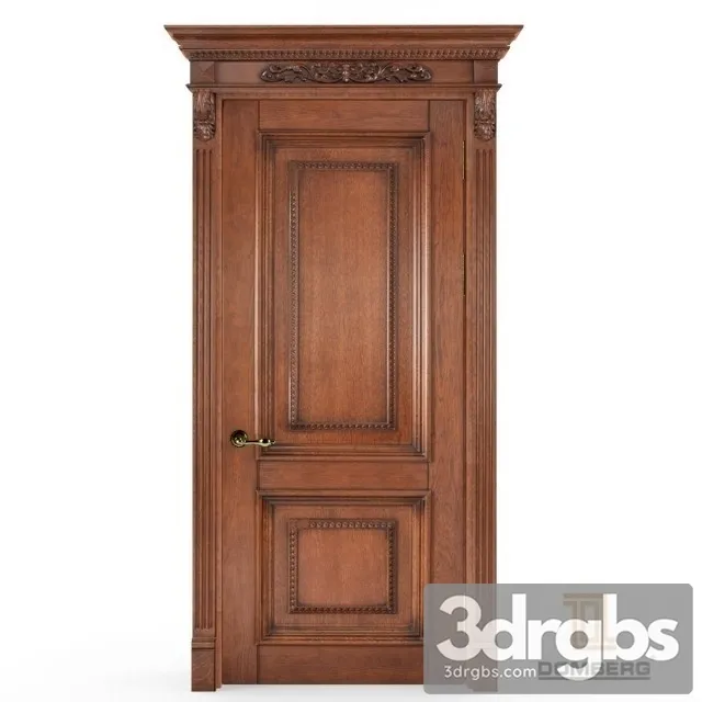 Domberg Wood Classic Door 3D Model Download