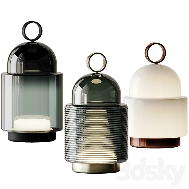 DOME NOMAD BROKIS Table Lamp 3D Model DOME NOMAD BROKIS Table Lamp 3D Model