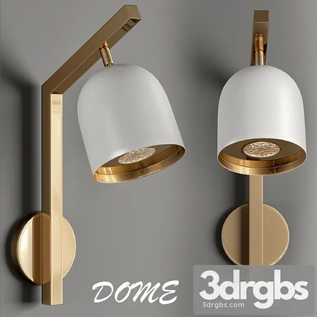 Dome Wall Lamp 3D Model Download Dome Wall Lamp 3D Model Download