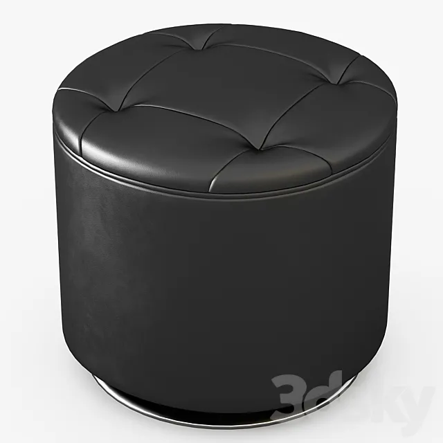 Dominic Swivel Ottoman 3DModel Dominic Swivel Ottoman 3DModel