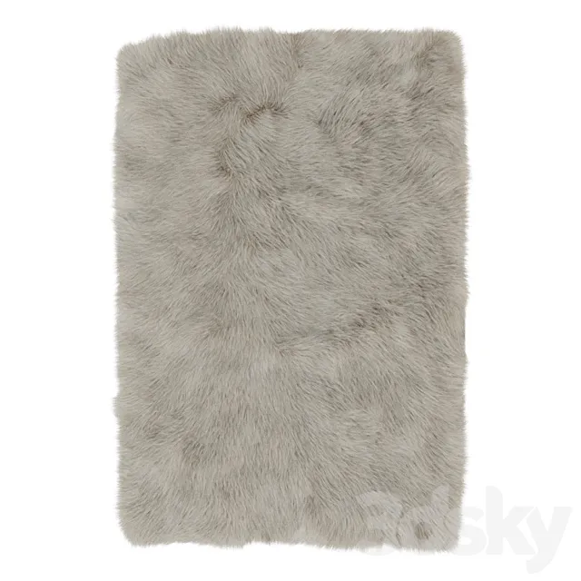 Dominick Handmade Shag Teal Area Rug 2 3D Model Dominick Handmade Shag Teal Area Rug 2 3D Model