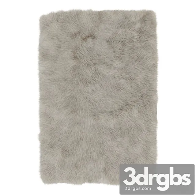 Dominick handmade shag teal area rug 3 3D Model Download