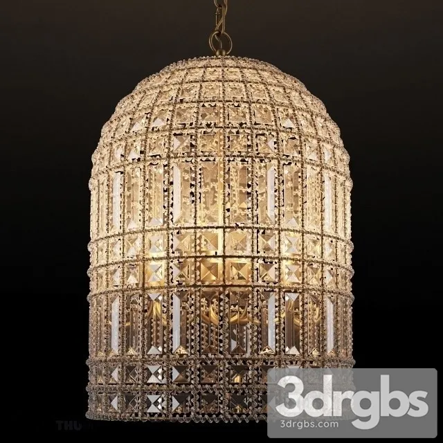 Dominique Medium Chandelier 3D Model Download