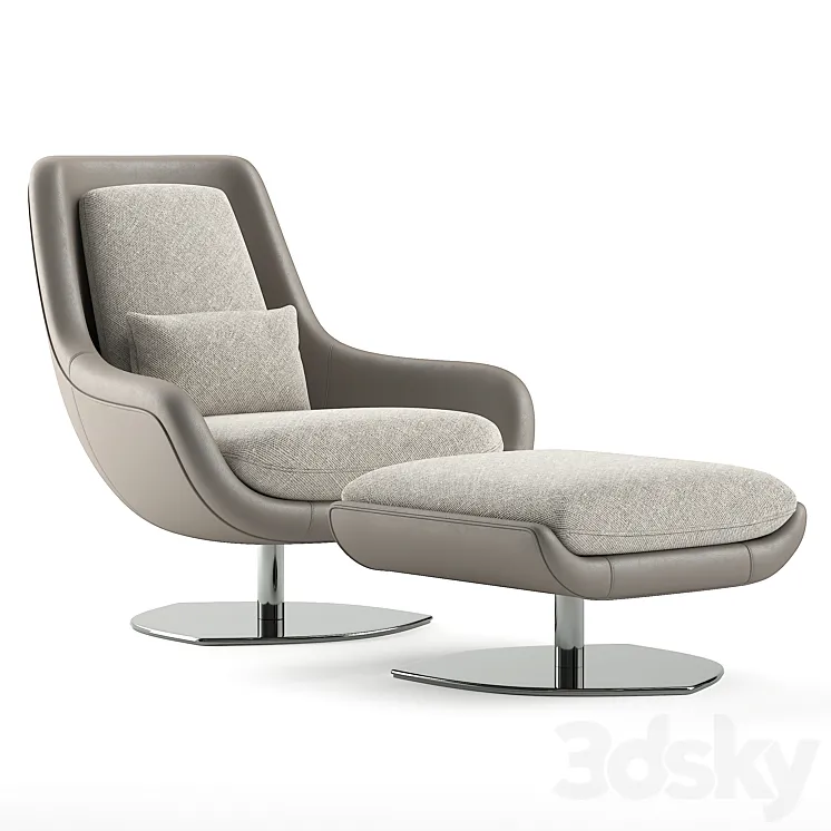 Domkapa Elba Armchair 3D Model Free Download