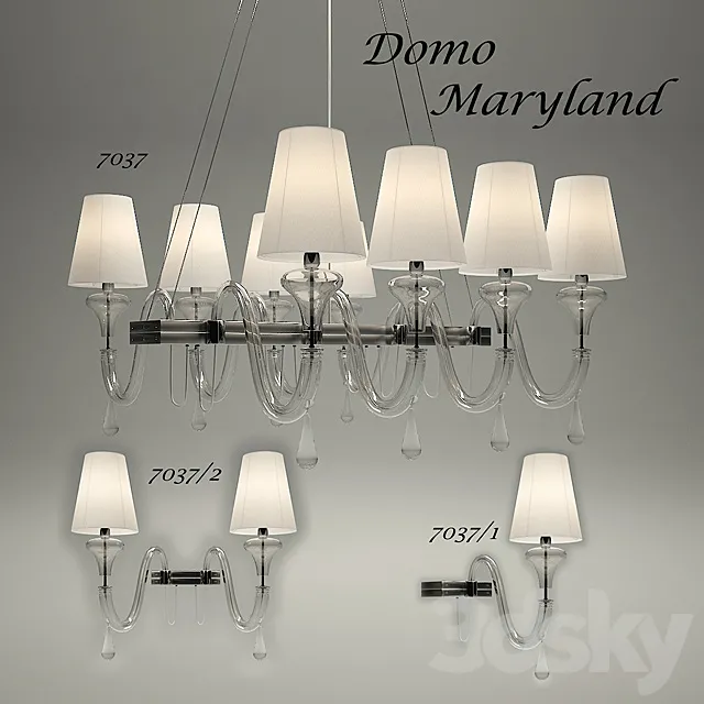 Domo Maryland 7037 3D Model Domo Maryland 7037 3D Model
