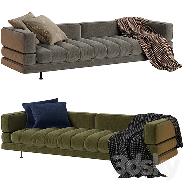 DOMUS Sofa By Turri 3DModel DOMUS Sofa By Turri 3DModel