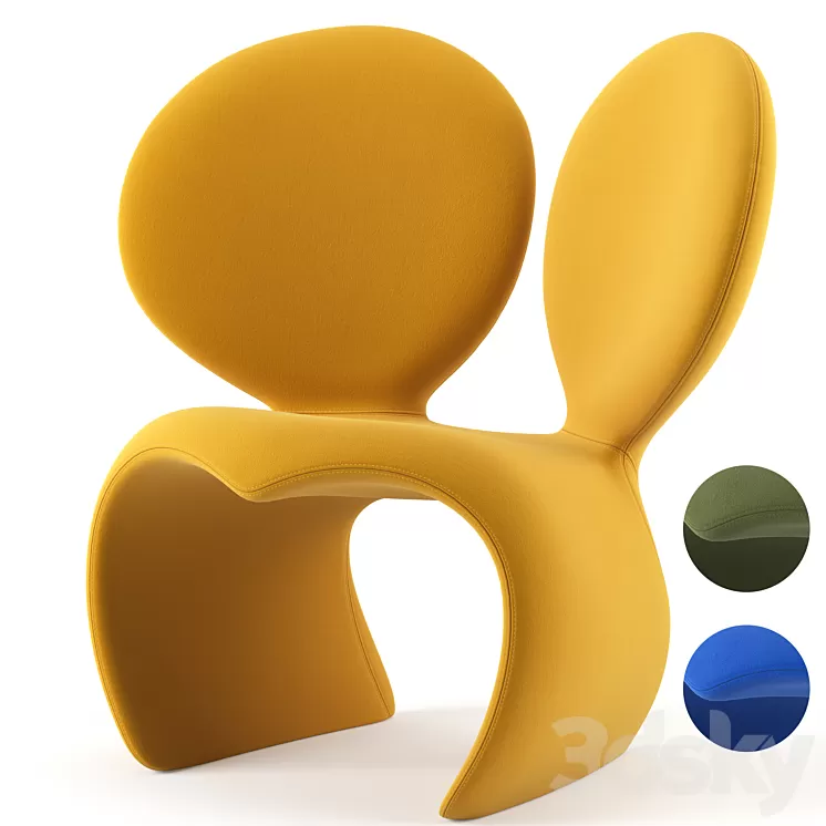 Don-t F**k With The Mouse Armchair By Qeeboo 3D Model Free Download