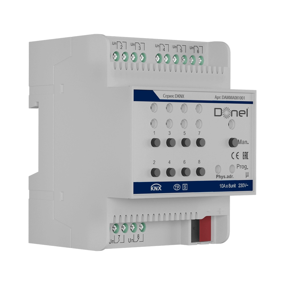 Donel  – KNX channel multifunction actuator DAMMA081001 3D Model