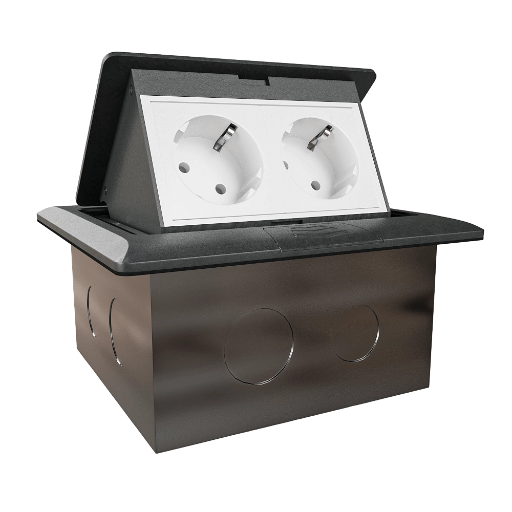 Donel  – Pull-out unit with 4 modules anthracite DPB4AN 3D Model