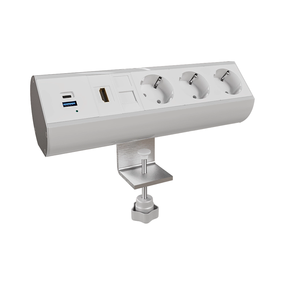 Donel  – Tabletop socket block Ovaledesign 10 mod. DDSB10O 2 3D Model