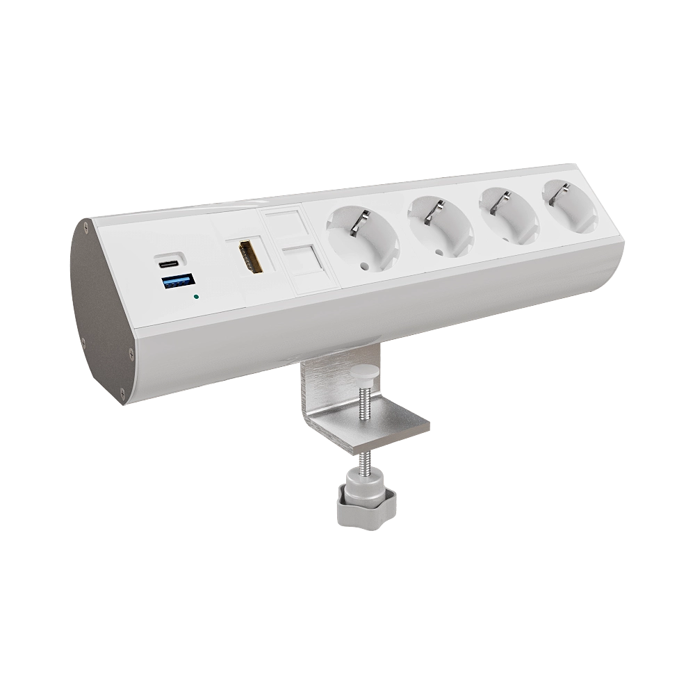 Donel  – Tabletop socket block Ovaledesign 12 mod. DDSB12O 2 3D Model