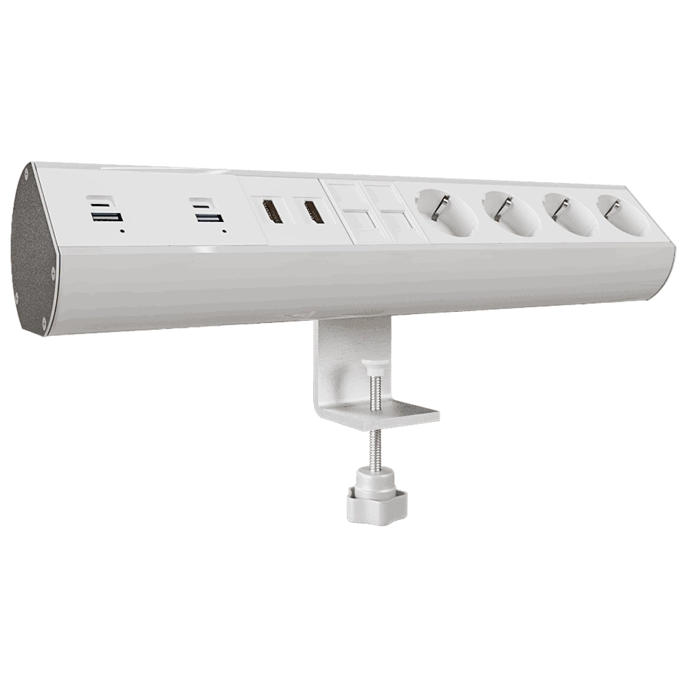 Donel  – Tabletop socket block Ovaledesign 16 mod. DDSB16O 3D Model