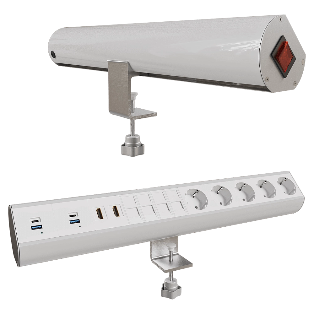 Donel  – Tabletop socket block Ovaledesign 20 mod DDSB20O 3D Model