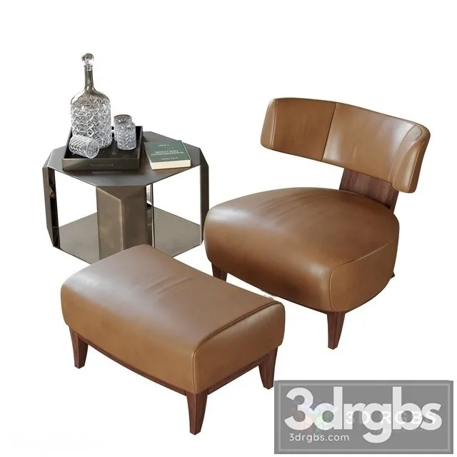 Donghia Egos Lounge Chair 3D Model Download Donghia Egos Lounge Chair 3D Model Download