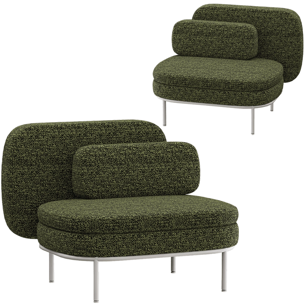 DONNA – Armchair ALONG 3D Model DONNA – Armchair ALONG 3D Model