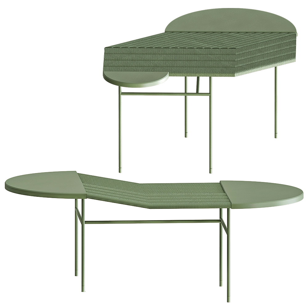 DONNA – Coffee table RIPPLES 3D Model DONNA – Coffee table RIPPLES 3D Model