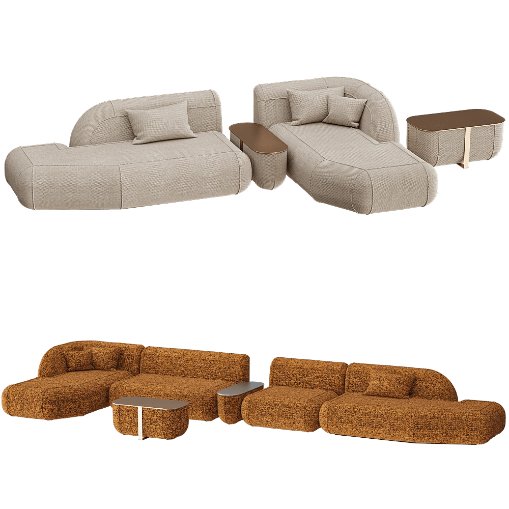 DONNA  – Sofa Raft 3D Model