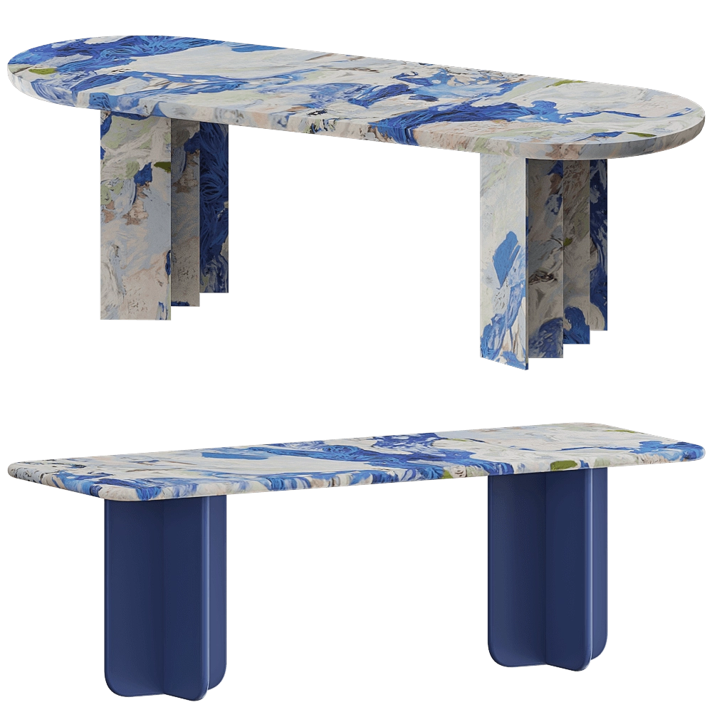 DONNA – Tables SUMINAGASHI 3D Model DONNA – Tables SUMINAGASHI 3D Model