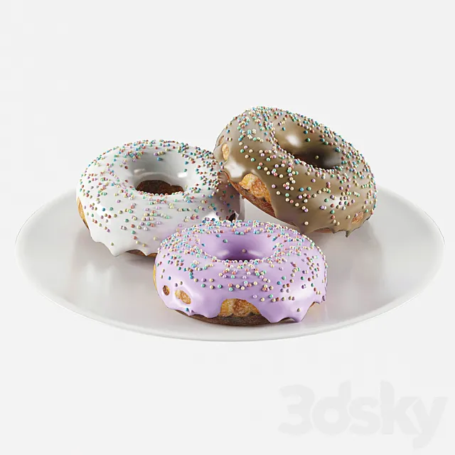 donuts 3D Model donuts 3D Model