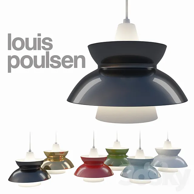 Doo-Wop Lamp by Louis Poulsen 3D Model Doo-Wop Lamp by Louis Poulsen 3D Model