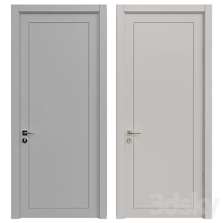 Door 128 3D Model Free Download