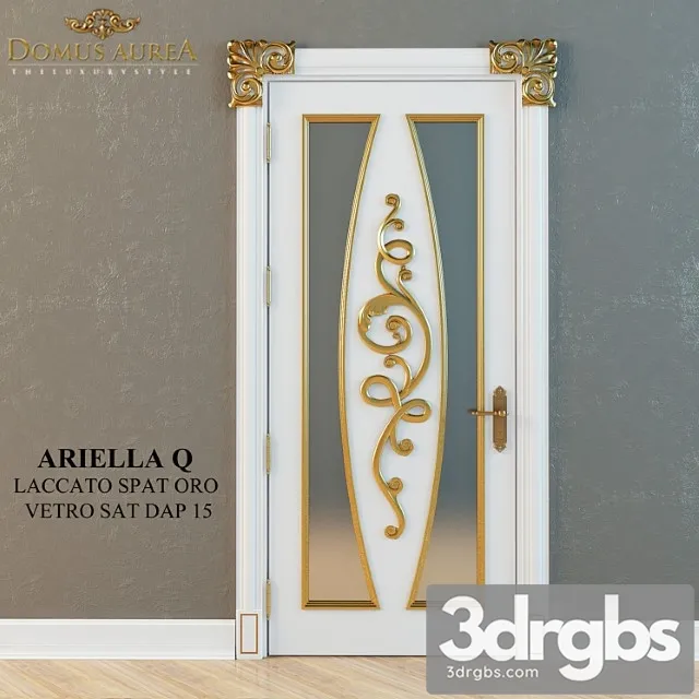 Door ariella q 3D Model Download