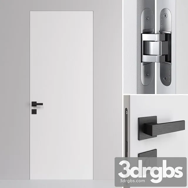 Door Barausse Blanc on Secret 3D Model Download