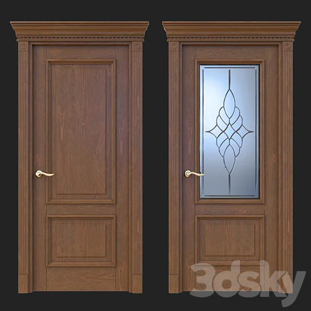 Door Beloravud ART2 Nut 3DModel