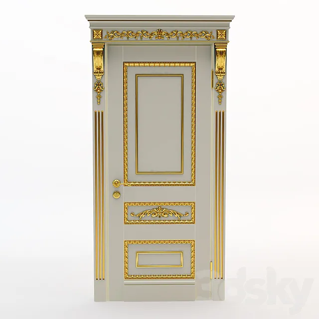 Door classic 3D Model