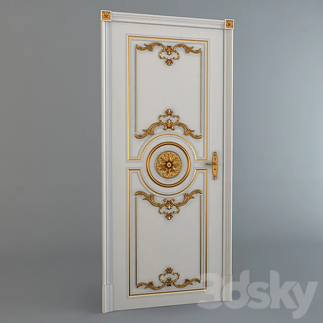 Door classic 3D Model