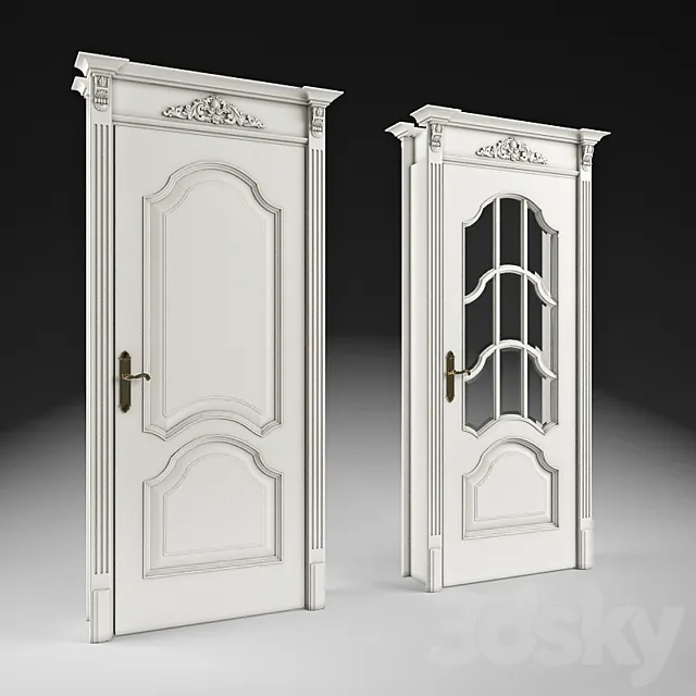 Door classic 3D Model
