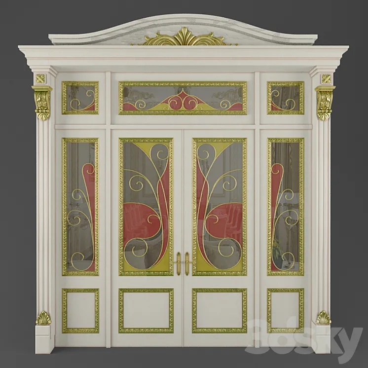 Door classic 3D Model Free Download