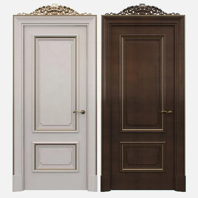 Door classical set 3D Model