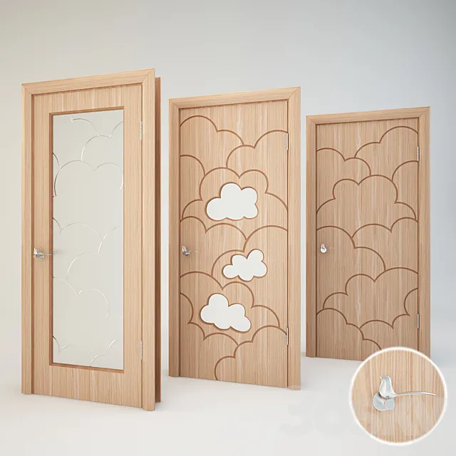 Door “Clouds” and “cloud to” Mari furniture factory 3D Model