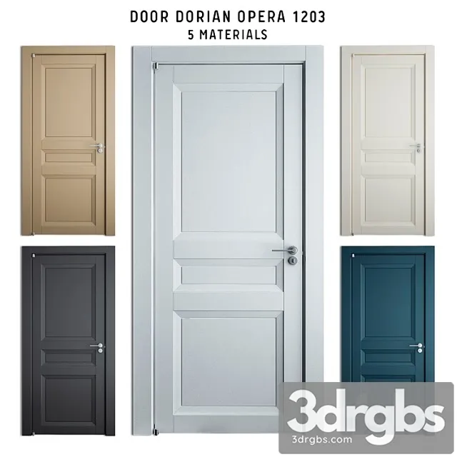 Door dorian opera 1203 3D Model Download