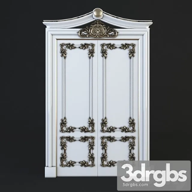 Door Dvoinaia Klassichieskaia 1 3D Model Download
