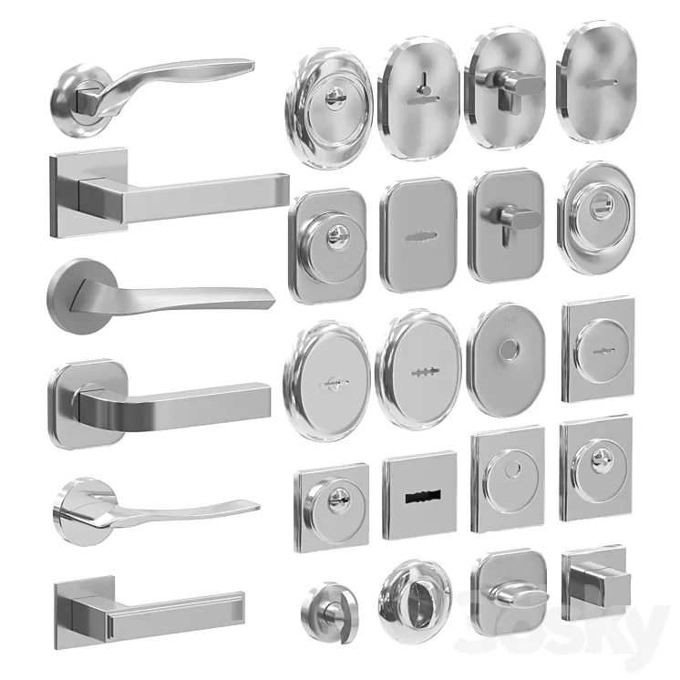Door fittings No. 1 3D Model