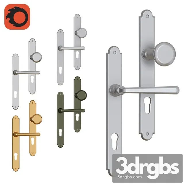 Door handle alt wien 3D Model Download