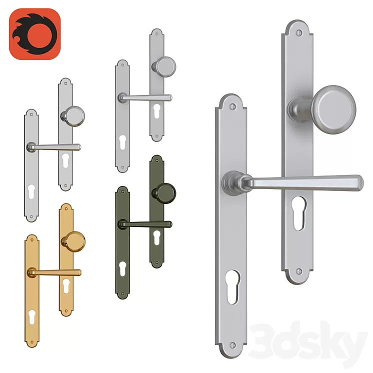 door handle Alt Wien 3D Model