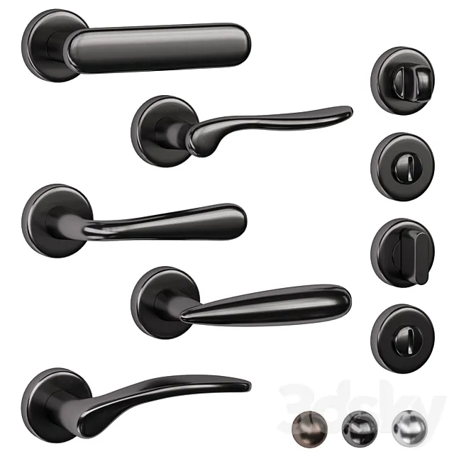 Door handles 3D Model