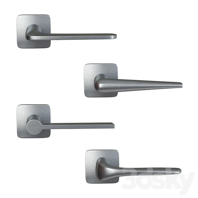 Door handles COLOMBO 3D Model Door handles COLOMBO 3D Model